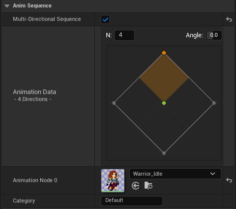 设置多方向动画