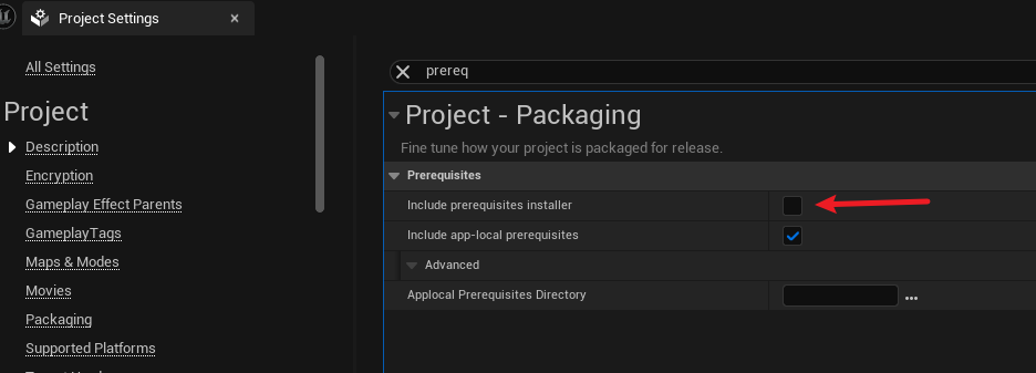 取消游戏依赖库